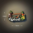 Krakow Poland Landmark 3d Fridge Magnet Refrigerator Home Resin Souvenir