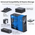 4u Rackmount Server Case With 7 Pci Slots  Multiple Drive Bays  Usb 3 0 Ports