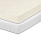 2-pack Fitted Crib Sheets  100  Soft Breathable Microfiber Baby Sheet  Fits S   