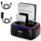 Dual Bay Sata Hard Drive Cloner Dock Usb C 5gbps   2 5  3 5  Hdd Ssd Duplicator 