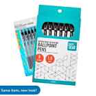Pen gear Retractable Ballpoint Pens  1 0 Mm  Medium Point  Black Ink  8 Pack