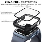 2x For Apple Watch Series 10 9 8 7 Case Cover Tempered Glass Screen Protector