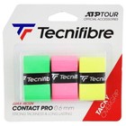 Tecnifibre Contact Pro Tennis Overgrip 3-pack 50  Tackie Fluro Green Pink Yellow