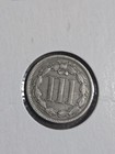 1881 Silver Nickle Three Cent Piece Beautiful Coin 