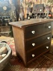 Wonderful Sweet Primitive Antique 3 Drawer Chest Signed    1908    Early Cabin Goods