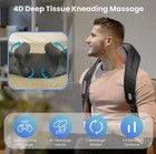 Cordless Neck Shoulder Massager With Heat Shiatsu Neck Back Massage For Pain Nib