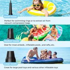 Rechargeable Air Mattress Pump 4000mah 3 Nozzles Quickfill Inflator