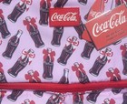 Coca-cola Pink With Bows Insulated Lunch Tote Bag Soft Cooler   Zipper Closure  