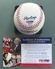 Willie Mays Auto signed autograph Psa dna Baseball Omlb Snow White no Toning Hof