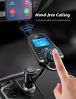 Car Fm Transmitter Audio Adapter Nulaxy Bluetooth Receiver Wireless Hands Free