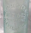 Antique Miller Becker Cleveland Ohio Usa Glass Bottle Vintage Mb And Co
