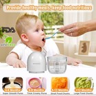 Baby Food Processor  Myaylygo Baby Food Maker Gift For Baby Food  Meat  White1