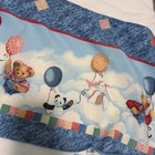 Nwot Springs Industries Bjt Blue Jean Teddy Bear Curtain Valance Balloons 90s