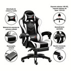 Ergonomic Gaming Chair With Lumbar Support     Adjustable Height   Tilt  Pc Seat