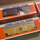 Lot Of 5 Vtg Lionel O Gauge   2  Milk Cars   2   Boxcars   1  Hopper