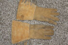 Native American Men Beaded Leather Gauntlets