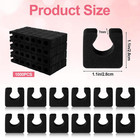 1000 Pcs Individual Toe Separators Bulk  Soft Eva Foam Toes Separators
