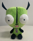 1x Gir Zupper Invader Zim Sdcc Comic Con Exclusive Toy Temple 9  Plush 1000 Pcs