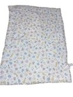 Vtg Honors Baby Blanket Quilt Noah   s Ark Cotton Crib Blanket Pastel Usa