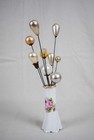 Edwardian Hatpins Faux Pearl Heads  Lot Of 10 With Bavaria Holder