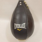Everlast Boxing Training Used Black Leather Speed Bag Level 3
