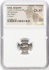 Ngc Choice Xf Celtic Gaul Sequani France 1st Cent Bc  Celts Silver Pig Boar Coin