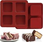 Silicone Chocolate Molds For Cookies  Brownies  Cakes   Desserts  2 Pcs 