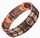 3x Ultra Strength Magnetic Copper Bracelet Vintage Copper Men s Therapy Energy