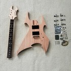 Diy 6 Six String Electric Guitar Kit Rosewood Fretboard Maple Neck Mahogany Body