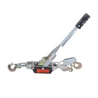 5 Ton Winch Come Along - 3 Hooks - Dual Ratchet Gear Tool W  Axle Tie Down Strap