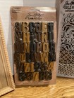 Tim Holtz Lot Of 11 Items  Letterpress  Ephemera  Framed Panel  Adornments  Tape