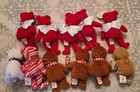 Ty Beanie Babies Lot Of  Holiday Beanies Christmas Ornaments