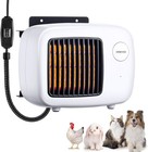 600 300w Dog House Heater With Thermostat  Pet Heater With 6ft Anti Chew Cord   