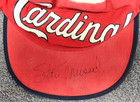 1963 Stan Musial  St  Louis Cardinals Signed Painter s Hat Jsa W free Shipping