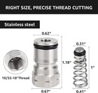 2 Pairs Ball Lock Keg Post  Stainless Steel Homebrewing Beer Cornelius 2 Pair 