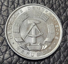1968 Germany Ddr 1 Pfennig Coin