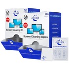 240 Count Pre-moistened Screen Wipes For Electronics  Laptops  Phones   Monitors