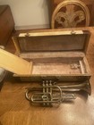 Blessing Scholastic Cornet   Near Mint   With Case And Mouthpiece  Plays Great 