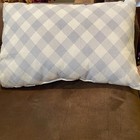 12x18    Blue   White Decorative Throw Pillow Home Sweet Home