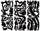 Dinosaur Dxf Clip Art On Cd For Cnc Plasma  Nested For 1 2 Inch Steel