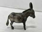 Rare Antique Solid Sterling Silver 800 Miniature Donkey Figure Maastricht Dutch