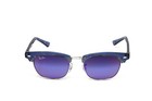 Ray Ban Jr Kids Sunglasses Rj9050s Clubmaster 7037b1 Transparent Blue 47mm New