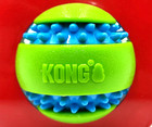 Kong Squeezz Goomz Large Squeaky Dental Ball Durable Fetch   Chew Dog Toy 