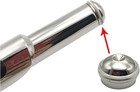 Silver Plated Flute Head Crown Headjoint Screw Cap Flute Repair Parts Instrument