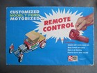 Vtg 1961 Itc Customized 1925 Model T Ford Hot Rod Car Kit Battery Op Toy Unbuilt