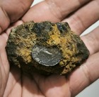 Authentic Dutch Netherlands Voc 2 Stuiver Silver 1700  Fossil Shipwreck Coin_t50