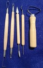 Pottery Triming And Finishing Tools 5 Set