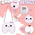 Tooth Fairy Pillow With Pocket Crochet Plush Keepsake For Kids