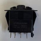 Vjdjd66b Carling V Dpdt 20a 12v On-off-on Rocker Switch Two Dependent Lamps
