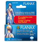 2 Pack Flanax Pain   Fever Relief Tablets 24 Each  2x 24 Total  Fast Shipping